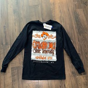 Oklahoma State University Long Sleeve Tee- New With Tags- Size Small